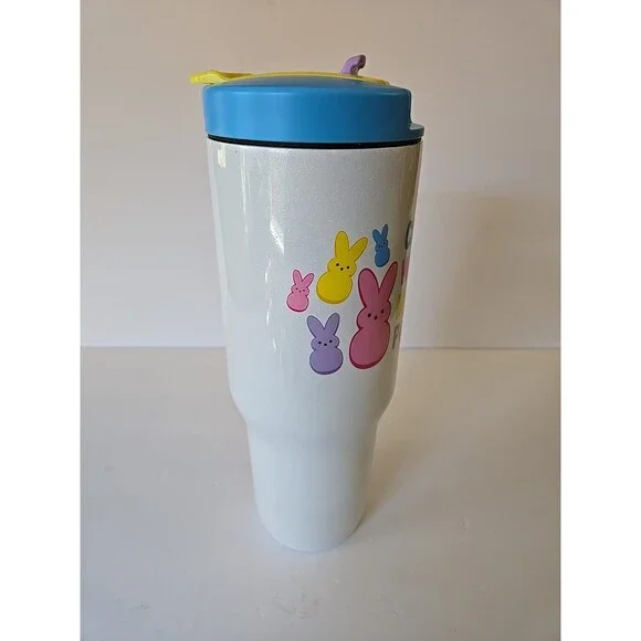 Zak! Easter Chillin' With My Peeps 40 oz  2-in-1 Lid ~ Sip or Straw Tumbler NEW! - Picture 4 of 8